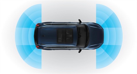 Cảm biến đỗ xe tại đại lý Toyota Vinh
