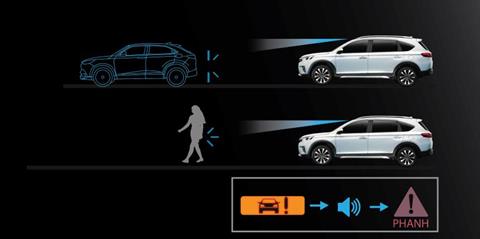 Cảnh báo người lái tại đại lý Toyota Vinh
