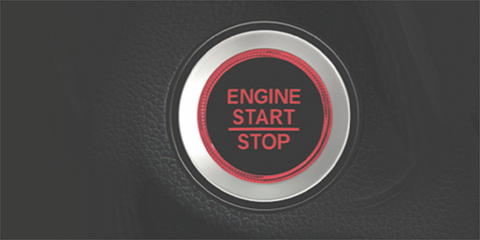 Chế độ khởi động bằng nút bấm tiện lợi. tại đại lý Toyota Vinh
