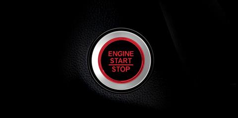 Chế độ khởi động bằng nút bấm tiện lợi. tại đại lý Toyota Vinh