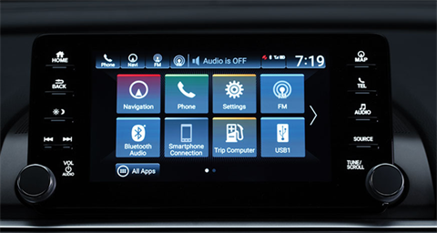 Màn hình cảm ứng tại đại lý Toyota Vinh