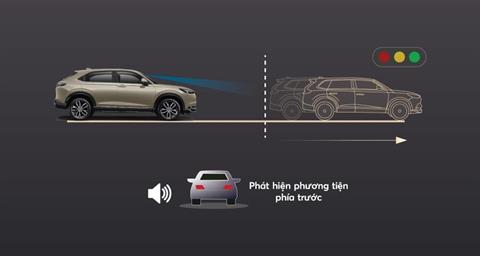 Thông báo xe phía trước khởi hành tại đại lý Toyota Vinh